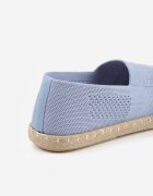  Espadrile Albastre cu talpă plată cu împletitură Chorisa