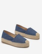  Espadrile Albastre pe Talpă Împletită cu Vârfuri Decorative Litherise