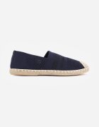  Espadrile Bleumarin pe Talpă Plată din Împletitură Chorisa
