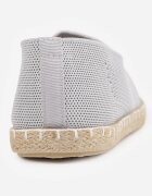  Espadrile gri deschis pe talpă plată din împletitură Chorisa