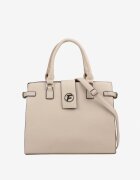 fashion&bags Geantă Bej cu Mâner și Aplicație Decorativă Ronevia