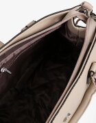 fashion&bags Geantă Bej cu Mâner și Aplicație Decorativă Ronevia