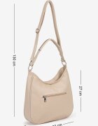 fashion&bags Geantă Bej închis Tip Shopper Decorată cu Franjuri Felluria