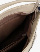 fashion&bags Geantă Bej Matlasată Shopper cu Curea Lanelea