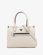 fashion&bags Geantă Mică Albă Tip Shopper cu Curea Suplimentară Lorsekia