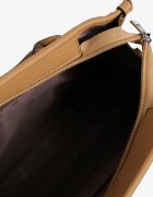 fashion&bags Geantă Mică Tip Shopper Bej Închisă cu Curea Suplimentară Lorsekia