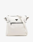 fashion&bags Geantă Poștaș Albă cu Curea Reglabilă Nanellisa