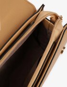 fashion&bags Geantă Poștaș Bej închis cu Închidere Decorativă cu Curea Nanilira