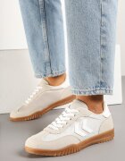 fashion&bella Adidași Bej în Stil de Tenisi Clasici cu Cusături Decorative Napilia