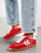fashion&bella Adidași Roșii în stil de Teniși Clasici cu cusături decorative Napilia