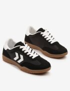 fashion&bella Sneakers Negri în Stil de Tenisi Clasici cu Cusături Decorative Napilia