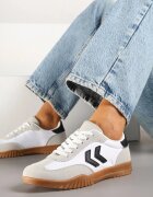fashion&bella Sneakersy Albi în Stil Tenisi Clasici cu Cusături Decorative Napilia
