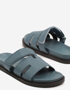 fashion Papuci Albastru închis din Spumă Decorati cu Decupaje Arrivara
