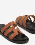 fashion Papuci Maro cu Partea superioară geometrică Fenorea