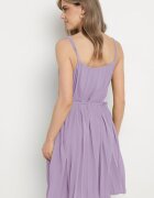fashion Rochie mov cu bretele reglabile cu curea din material Liata