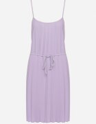 fashion Rochie mov cu bretele reglabile cu curea din material Liata