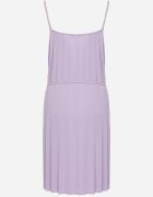 fashion Rochie mov cu bretele reglabile cu curea din material Liata