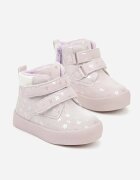flip Botine Fioletowe Căptușite cu Velcro cu Flori Strălucitoare Atisae