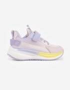 flip Pantofi Sport Violet-Roz cu Talpă Groasă cu Branț din Piele Zidala