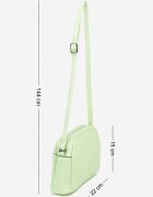 francis Geantă tip poștaș Verde deschis Minimalistă Gelevine