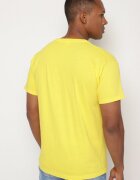 fruit of the loom Tricou Galben De bumbac Basic Cu decolteu în V Malvinea
