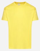 fruit of the loom Tricou Galben De bumbac Basic Cu decolteu în V Malvinea