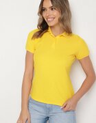 fruit of the loom Tricou Polo Galben din Bumbac Fodelira