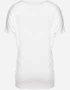 g-dz fashion Tricou Alb cu Mâneci tip liliac Salilena