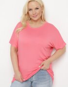 g-dz fashion Tricou Roz cu Mâneci tip Liliac Salilena