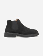galax paris Botine Negre Tip Chelsea Fezorra