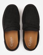galax paris Pantofi clasici tip mocasini din imitație de piele întoarsă Cilippe Negri