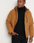  Geacă Maro deschis reversibilă de tranziție tip windbreaker cu interior matlasat Ravaria