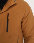  Geacă Maro deschis reversibilă de tranziție tip windbreaker cu interior matlasat Ravaria