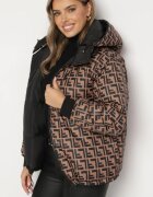  Geacă Neagră Reversibilă Puffer cu glugă detașabilă și buzunare Erisaria