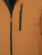  Geacă tip windbreaker maro deschis cu Glugă detașabilă și Interior matlasat Tintoria