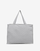  Geantă Gri Shopper cu reliefuri decorative Lannina