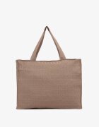  Geantă Shopper Maro cu reliefuri decorative Lannina