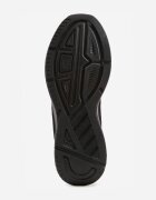 gelteo Încălțăminte Sport Negru-Roșu Sneakers cu Talpă Embosată cu Inscripția Hesehe