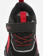 gelteo Pantofi Sport Adidași Negru-Roșii cu Scris și Model Geometric Basolea
