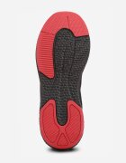 gelteo Pantofi Sport Negru-Roșu Sneakers cu bandă decorativă pe lateral Damamene