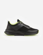 gelteo Pantofi Sport Negru-Verde Sneakers cu model în relief Ashavera
