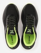 gelteo Pantofi Sport Negru-Verde Sneakers cu model în relief Ashavera