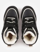 gelteo Sneakers din denim cu curele decorative și inscripția Liomira Negri