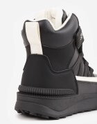 gelteo Sneakers din denim cu curele decorative și inscripția Liomira Negri
