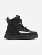 gelteo Sneakers din denim cu curele decorative și inscripția Liomira Negri