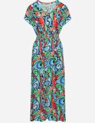 generation Rochie Albastră Din bumbac cu Model Abstract Emilisse