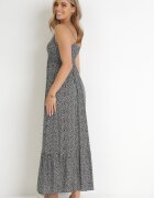 generation Rochie Neagră Cloș din bumbac cu bretele Ruweida