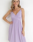 generation Rochie Violetă de Bumbac cu bretele subțiri Rosatira