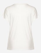 generation T-shirt Alb Clasic din Bumbac Decorat cu Imprimeu și Zirconii Kristinae