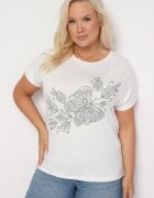 generation Tricou Alb Clasic din bumbac cu Imprimeu Wiloa